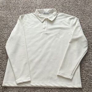 Zara Men's Cream Polo Shirt